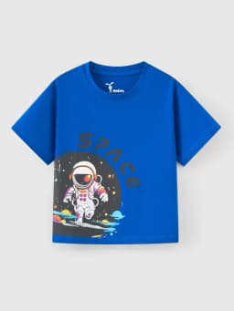 Thumbnail Áo thun phi hành gia bé trai hoặc in hình khủng long Rabity ngắn tay cotton 91155 1