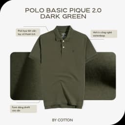 Thumbnail Áo Thun Polo Nam By Cotton Cao Cấp Polo Basic Pique Ver 3 Multi Color 1