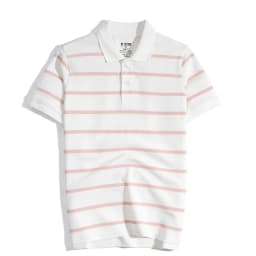 Thumbnail Áo Thun Polo Nam By Cotton Cao Cấp Polo Pique 2.0 Trắng In Sọc 3