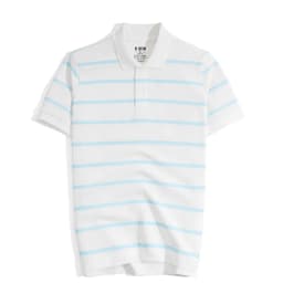 Thumbnail Áo Thun Polo Nam By Cotton Cao Cấp Polo Pique 2.0 Trắng In Sọc 4