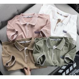 Thumbnail Áo thun POLO nam cá sấu Nexx&Dee phối sọc ngang có cổ bẻ trung niên lịch lãm big size 3XL cao cấp PL08 3