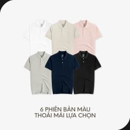 Thumbnail Áo Thun Polo Nam Cao Cấp Basic Cool Pique Ver 2 Multi Color By Cotton 4