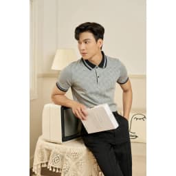 Thumbnail Áo Thun Polo Nam Cổ Bẻ Vải Cotton Bông Sợi Dệt Tự Nhiên Xuất Xịn, chuẩn Form Thương Hiệu Mr Twins 2