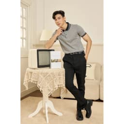 Thumbnail Áo Thun Polo Nam Cổ Bẻ Vải Cotton Bông Sợi Dệt Tự Nhiên Xuất Xịn, chuẩn Form Thương Hiệu Mr Twins 3