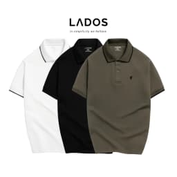 Thumbnail Áo thun polo nam ngắn tay LADOS-9180 thun cá sấu interlock basic trẻ trung, phong cách Hàn Quốc 1