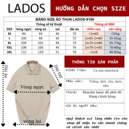 Thumbnail Áo Thun Polo Nam Ngắn Tay Dòng prenium LADOS-39156 Vải Cá Sấu Interlock màu trơn sang trọng phong cách Hàn Quốc 2