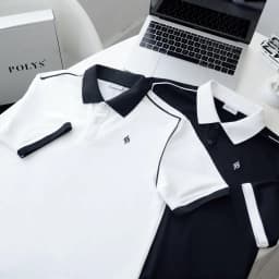 Thumbnail Áo thun polo nam POLYS Fullbox, vải TC SYNEX 4 chiều, thoáng khí, thấm hút. Áo polo tay ngắn DIAZEL 4