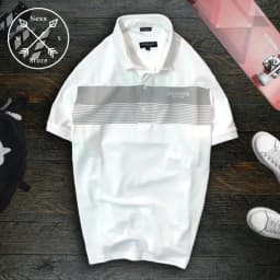 Thumbnail Áo thun polo nam thể thao có cổ bẻ phối sọc ngang trẻ trung niên chất liệu cá sấu thoáng mát cao cấp Nexx&Dee NS027 2