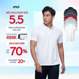 Thumbnail Áo thun polo nam trơn 4MEN PO153 có cổ bẻ basic form slimfit ôm đẹp trẻ trung, vải cá sấu chống nhăn mềm mịn mát giá rẻ 1