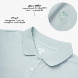 Thumbnail Áo thun polo nam trơn 4MEN PO153 có cổ bẻ basic form slimfit ôm đẹp trẻ trung, vải cá sấu chống nhăn mềm mịn mát giá rẻ 4