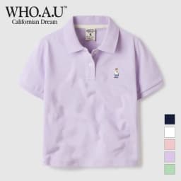 Thumbnail Áo Thun Polo Steve Crop Collar T-Shirt Women Style | WHHAE2421F / WHHAE3721F 4