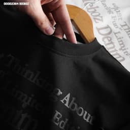 Thumbnail Áo thun print text Heboz 4M, áo thun nam ngắn tay in chữ cao cấp - 00002364 4