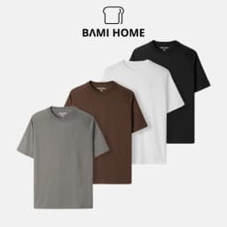 Thumbnail Áo thun raglan cổ tròn BAMI HOME form rộng oversize phong cách năng động dành cho nam nữ AUN04 1