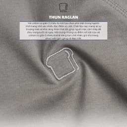 Thumbnail Áo thun raglan cổ tròn BAMI HOME form rộng oversize phong cách năng động dành cho nam nữ AUN04 4
