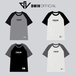 Thumbnail Áo thun raglan nam nữ DWIN phông tay lỡ cotton unisex oversize form rộng basic local brand tshirt 1