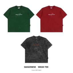 Thumbnail Áo Thun SAIGONESE Form Boxy Phông Wash Break The Rules Hoạ Tiết Thêu Unisex Nam Nữ 3 Màu 1
