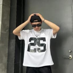 Thumbnail Áo Thun SAIGONESE Form Boxy Số 25 Đắp Da Unisex Nam Nữ 3 Màu 3