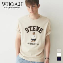 Thumbnail Áo Thun Steve Patch Short Sleeve T-shirt Unisex Style | WHRAE3794U 1