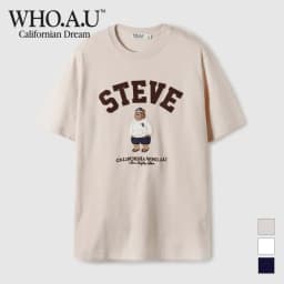 Thumbnail Áo Thun Steve Patch Short Sleeve T-shirt Unisex Style | WHRAE3794U 4