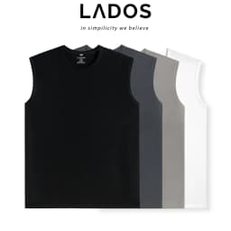 Thumbnail Áo thun tank top nam trơn LADOS-9085 vải cotton siêu mát mẻ,tập gym, chạy bộ, đi chơi 1