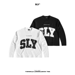 Thumbnail Áo thun tay dài SLY Twinkle - Black White 1