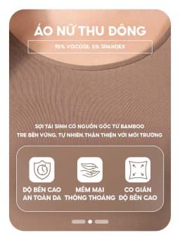 Thumbnail Áo thun tay dài YODY cổ rộng vải viscose mềm mại, thông thoáng, an toàn cho da ATN7025 2