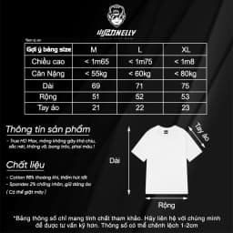Thumbnail Áo thun tay lỡ Unisex Nam Nữ NELLY cotton trơn 2