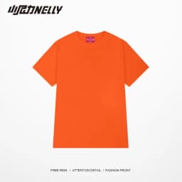 Thumbnail Áo thun tay lỡ Unisex Nam Nữ NELLY cotton trơn 4