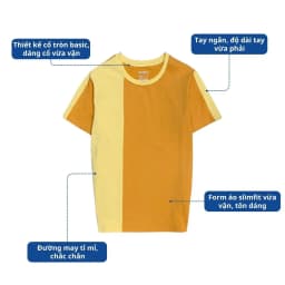 Thumbnail Áo Thun Tay Ngắn AKUBA, Chất Vải Cotton Mềm Mịn, Thấm Hút Mồ Hôi Tốt, Trẻ Trung, Năng Động | 01J0653 1