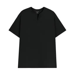 Thumbnail Áo thun tay ngắn cổ tròn xẻ V nam nữ cotton interlock 250gsm LADOS-9141 chất dày dặn, thấm hút, phong cách trẻ trung 3