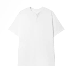 Thumbnail Áo thun tay ngắn cổ tròn xẻ V nam nữ cotton interlock 250gsm LADOS-9141 chất dày dặn, thấm hút, phong cách trẻ trung 4