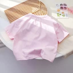Thumbnail Áo Thun Tay Ngắn Họa Tiết Hình Vẽ Cho Bé Gái 1-11 Tuổi MINTSCLOSET Quảng Châu - AR8425 3