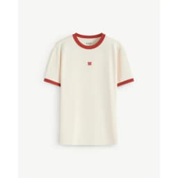Thumbnail Áo Thun Tay Ngắn In Logo Phối Rib Form Fitted - Routine 10S25TSS023 2