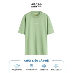 Thumbnail Áo Thun Tay Ngắn Vải S.Café Thêu Icon Form Loose - Routine 10S25TSS008 3