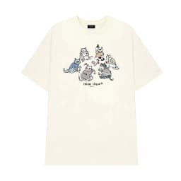 Thumbnail Áo Thun Teelab Gambling Cats Unisex Form Oversize Local Brand Tshirt TS150 2