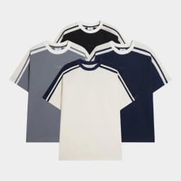 Thumbnail Áo Thun Teelab Sporty Side-Line Tshirt Vải Waffle Unisex Form Oversize Local Brand TS257 1