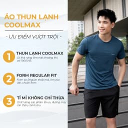 Thumbnail Áo thun thể thao nam Guzado chất coolmax thể thao mát lạnh thoáng khí,vận động thoải mái GTS02 4