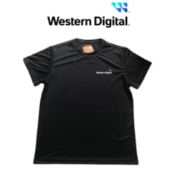Thumbnail Áo thun thể thao nam năng động co dãn thoáng khí Promax màu đen logo Western Digital 1