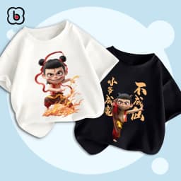 Thumbnail Áo thun trẻ em BabyloveGO áo phông bé trai in hình Na Tra cho bé siêu Hot chất thun cotton thoáng mát 1