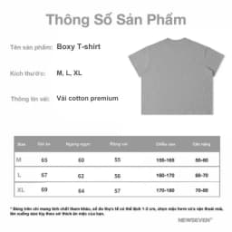 Thumbnail Áo Thun Trơn Cotton 2 Chiều NEWSEVEN Nhiều Màu Form Boxy Nam Nữ NAT.499 1