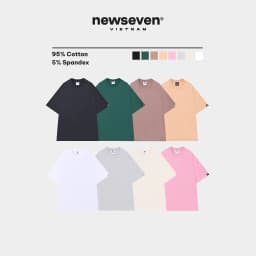 Thumbnail Áo Thun Trơn N7 Newseven phông trơn nam nữ 1