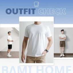 Thumbnail Áo thun trơn nam cao cấp BAMIHOME áo thun cổ tròn basic form vừa vặn, năng động thoải mái ATS01 3
