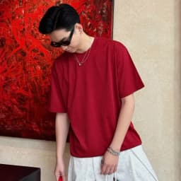 Thumbnail Áo Thun Trơn NEWSEVEN Premium Form Oversize Unisex Nam Nữ  AT.500 4