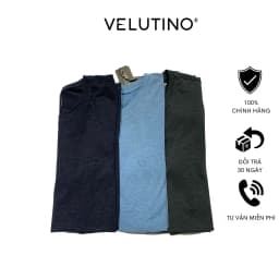 Thumbnail Áo thun T-shirt nam ngắn tay không cổ Velutino 3
