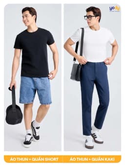 Thumbnail Áo thun T-shirt Nam YODY dáng slimfit cơ bản, vải cotton mềm mại, thông thoáng TSM7188 4