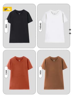 Thumbnail Áo thun t-shirt nữ YODY dáng suông thông thoáng, mềm mại, an toàn cho da TSN7301 1