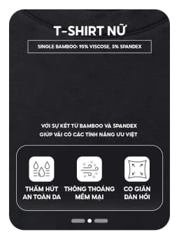 Thumbnail Áo thun t-shirt nữ YODY dáng suông thông thoáng, mềm mại, an toàn cho da TSN7301 2