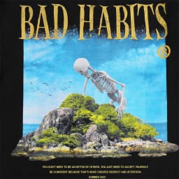 Thumbnail Áo Thun Unisex BAD HABITS - B-ROCK ISLAND TEE - Local Brand Chính Hãng 3