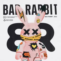 Thumbnail Áo Thun Unisex Bad Rabbit White - Grafflex Arts Rabbit Tee - Local Brand Chính Hãng 2