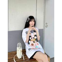 Thumbnail Áo Thun Unisex Bad Rabbit White - Grafflex Arts Rabbit Tee - Local Brand Chính Hãng 3